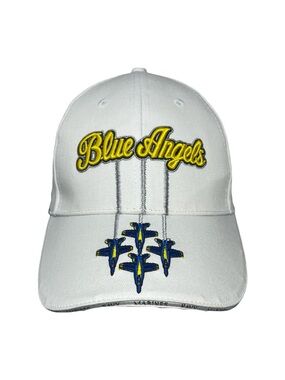 Vintage Blue Angels Snapback Hat USA Jet Formation Flightline Cap